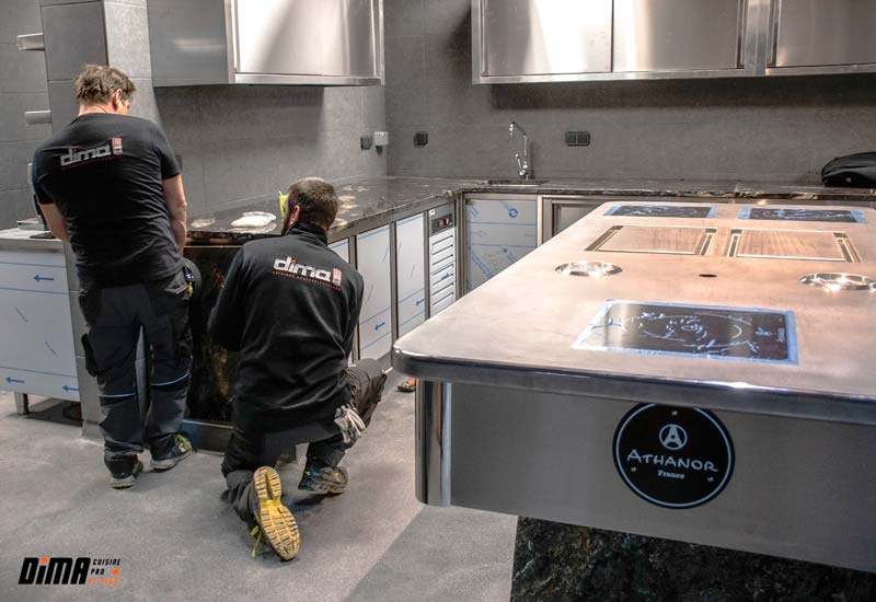 Installation montage cuisine professionnelle