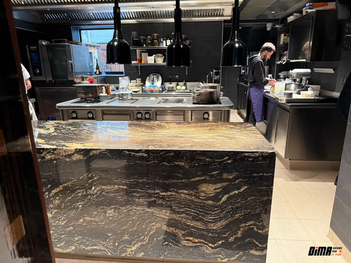 Restaurant gastronomique Ombellule, réalisation DIMA