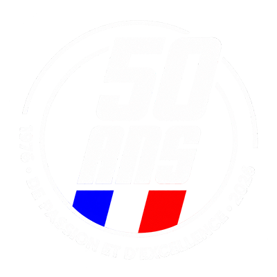 Logo spécial pour les 50 ans de Dima blanc